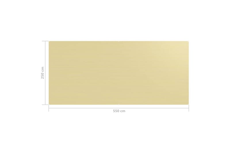 Teltteppe 250x550 cm beige - Hagetelt & oppbevaringstelt