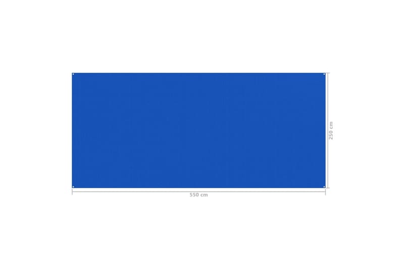 Teltteppe 250x550 cm blå - Hage - Utemiljø - Utendørsoppbevaring - Hagetelt & oppbevaringstelt