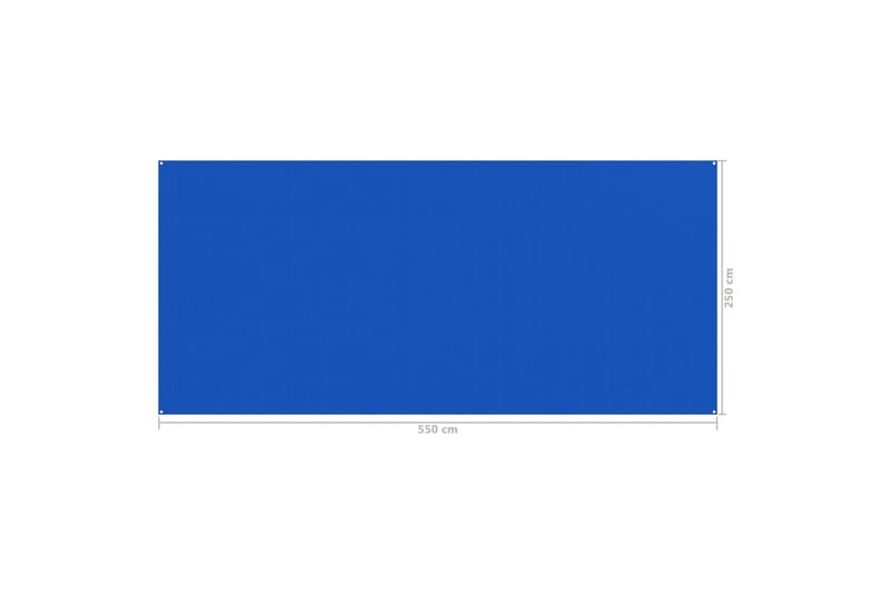 Teltteppe 250x550 cm blå - Hagetelt & oppbevaringstelt