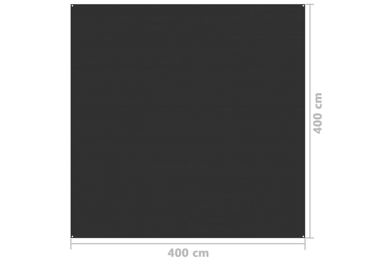 Teltteppe 400x400 cm antrasitt - Hage - Utemiljø - Utendørsoppbevaring - Hagetelt & oppbevaringstelt