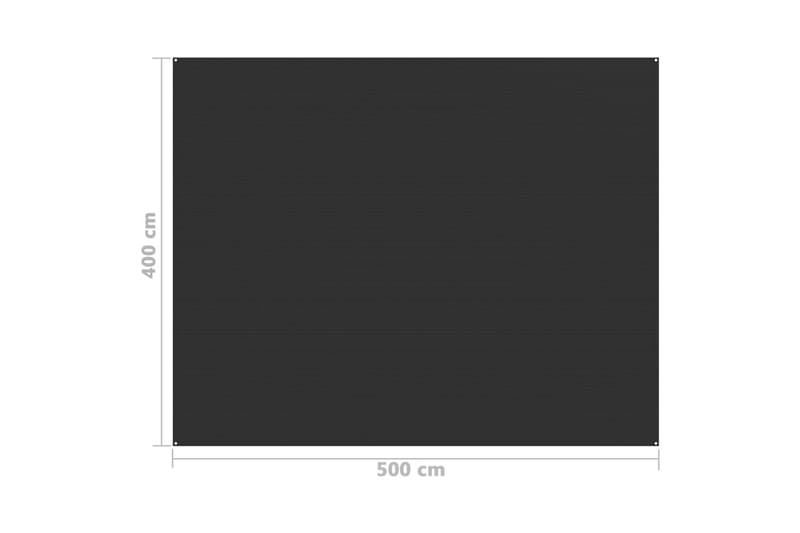 Teltteppe 400x500 cm antrasitt - Hage - Utemiljø - Utendørsoppbevaring - Hagetelt & oppbevaringstelt