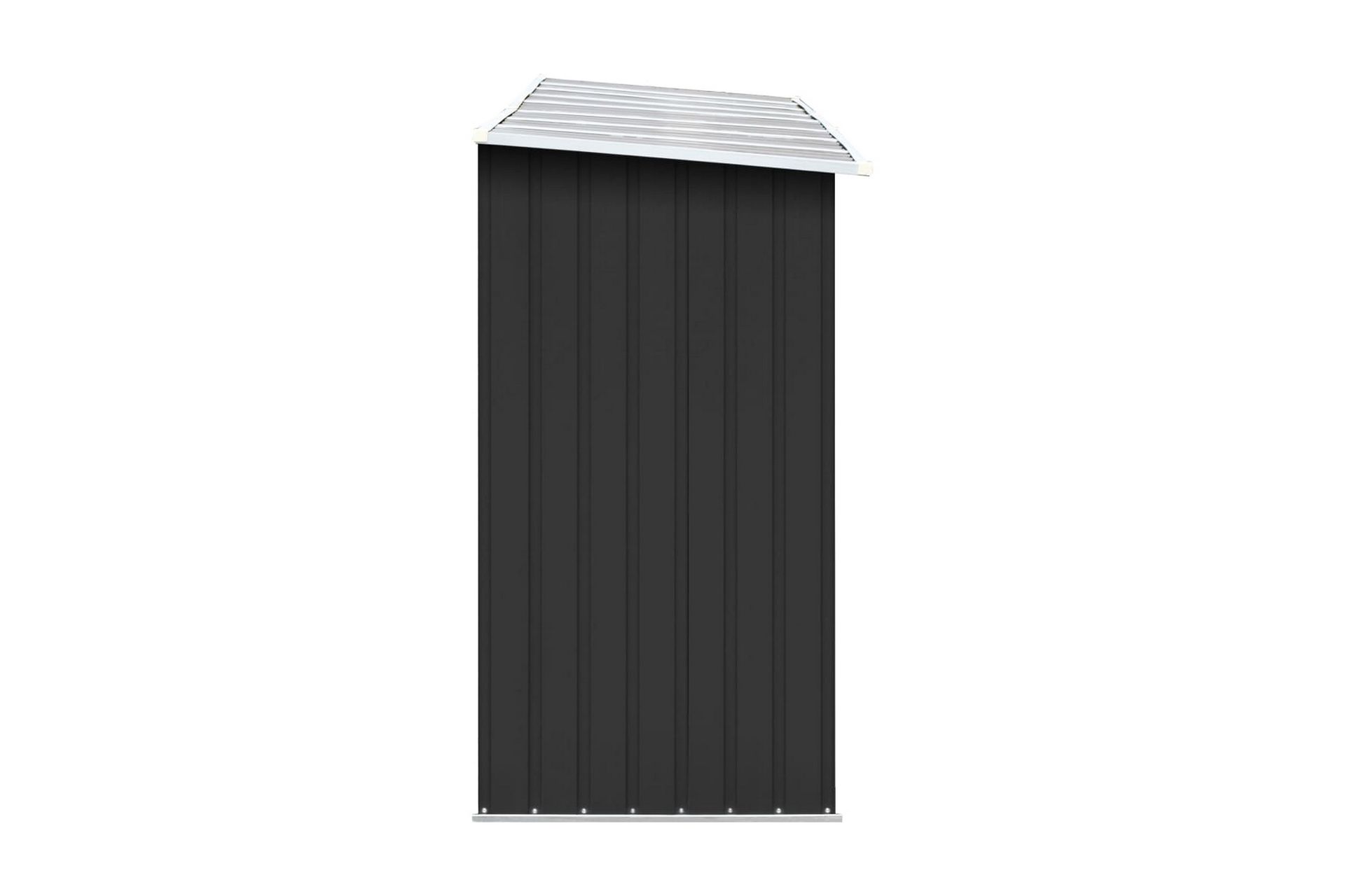 Vedskjul galvanisert stål 330x84x152 cm antrasitt - Hage - Utemiljø - Utendørsoppbevaring - Vedoppbevaring