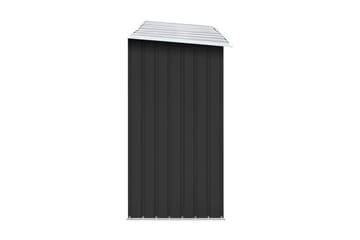Vedskjul galvanisert stål 330x84x152 cm antrasitt - Hage - Utemiljø - Utendørsoppbevaring - Vedoppbevaring