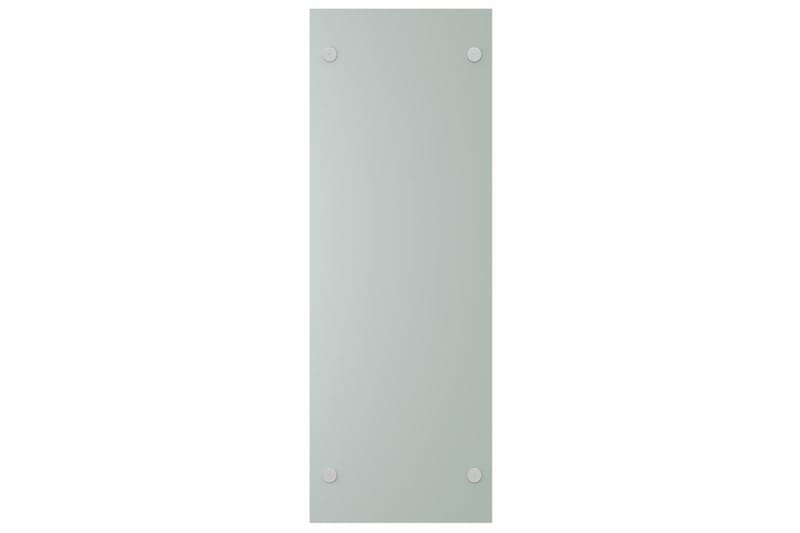 Vedstativ hvit 40x35x100 cm herdet glass - Hage - Utemiljø - Utendørsoppbevaring - Vedoppbevaring