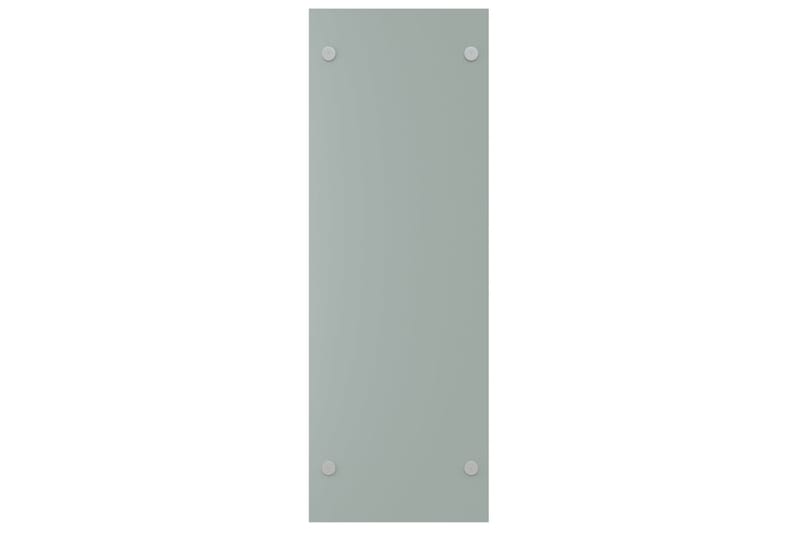 Vedstativ hvit 80x35x100 cm herdet glass - Hage - Utemiljø - Utendørsoppbevaring - Vedoppbevaring