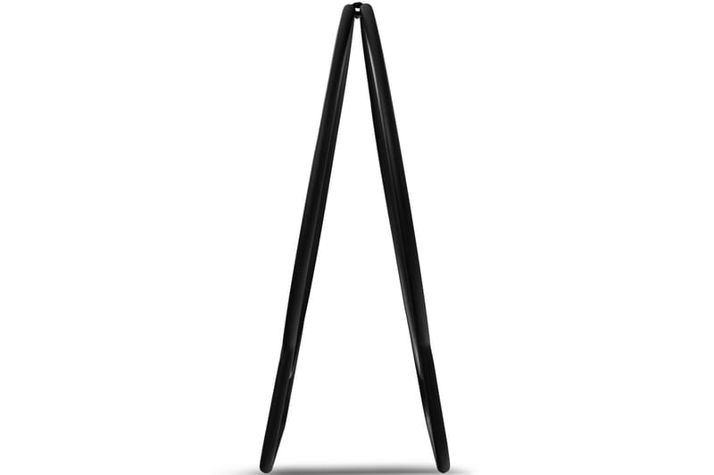 Vedstativ i svart karbonstål 90x76 cm Svart - Lyfco - Hage - Utemiljø - Utendørsoppbevaring - Vedoppbevaring