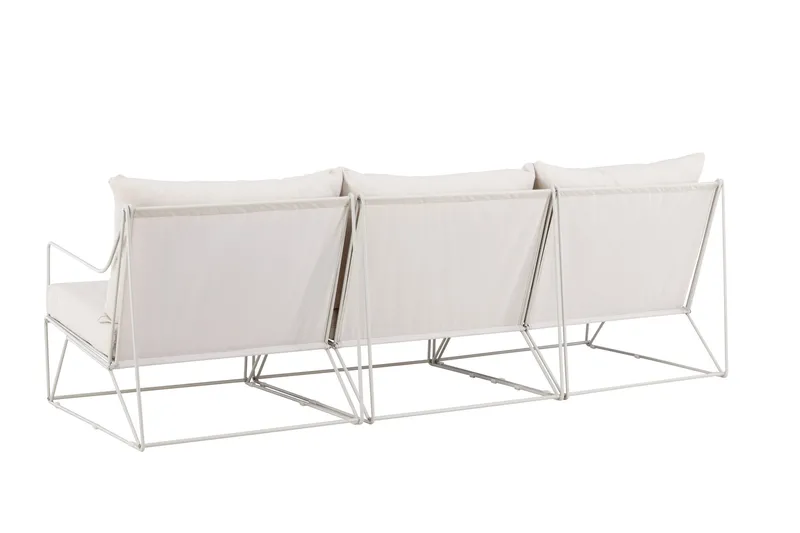 Usteryd 3-seters loungesofa - Beige - Hagemøbler - Loungemøbler - Lounge sofa