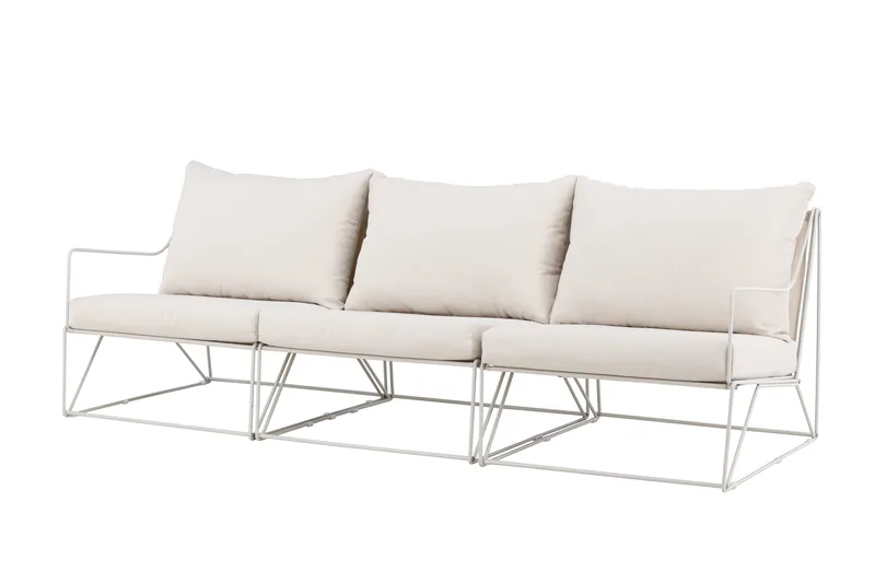 Usteryd 3-seters loungesofa, Beige