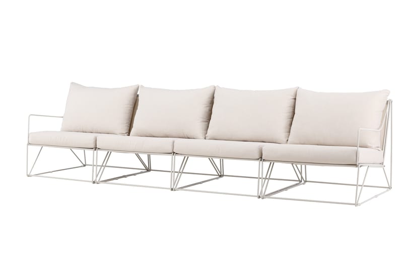 Usteryd 4-seters loungesofa, Beige
