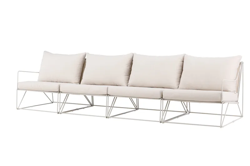 Usteryd 4-seters loungesofa, Beige