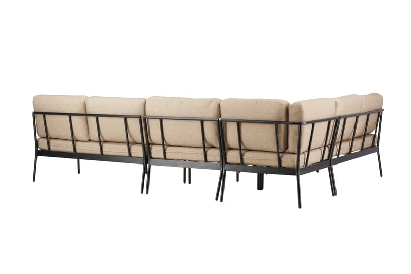 Pehnna Sofagruppe 5-seter - Svart - Hage - Utemiljø - Veranda & terrasse - Verandamøbler