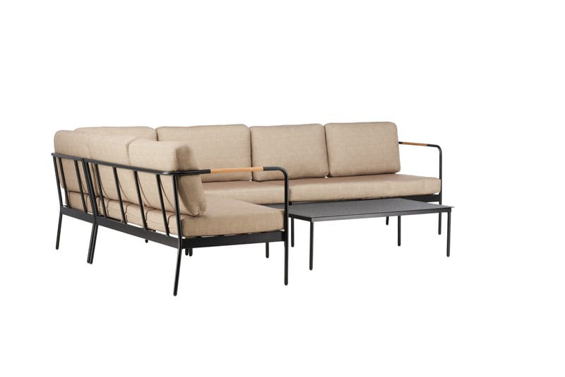 Pehnna Sofagruppe 5-seter - Svart - Hage - Utemiljø - Veranda & terrasse - Verandamøbler