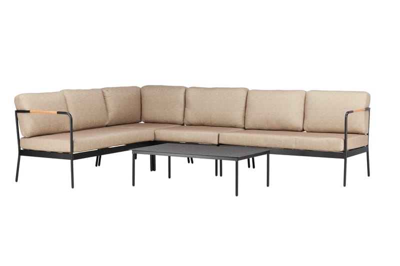 Pehnna Sofagruppe 5-seter - Svart - Hage - Utemiljø - Veranda & terrasse - Verandamøbler