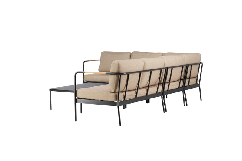 Pehnna Sofagruppe 5-seter - Svart - Hage - Utemiljø - Veranda & terrasse - Verandamøbler