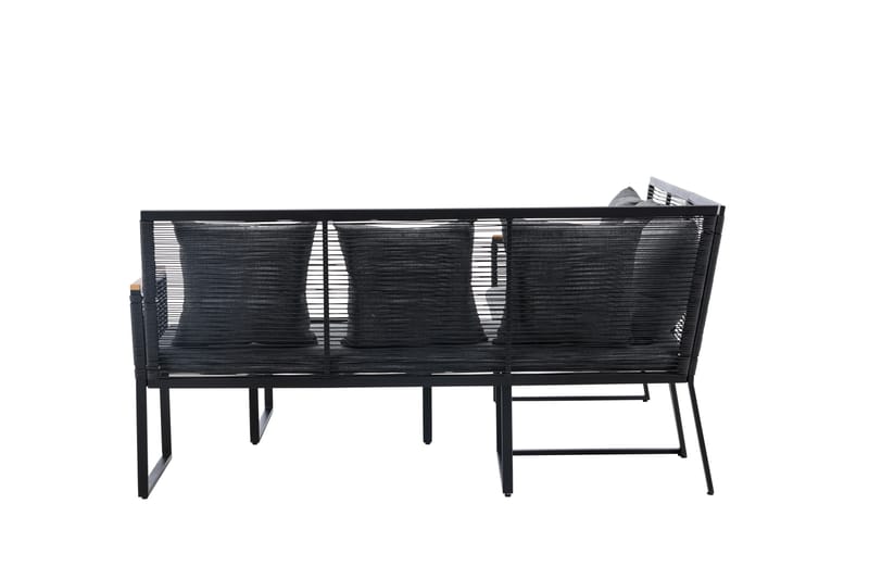 Dallas Sofagruppe 5-seter - Svart - Hage - Utemiljø - Veranda & terrasse - Verandamøbler