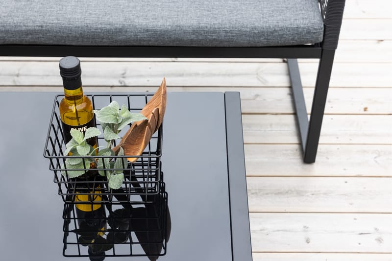 Dallas Sofagruppe 5-seter - Svart - Hage - Utemiljø - Veranda & terrasse - Verandamøbler