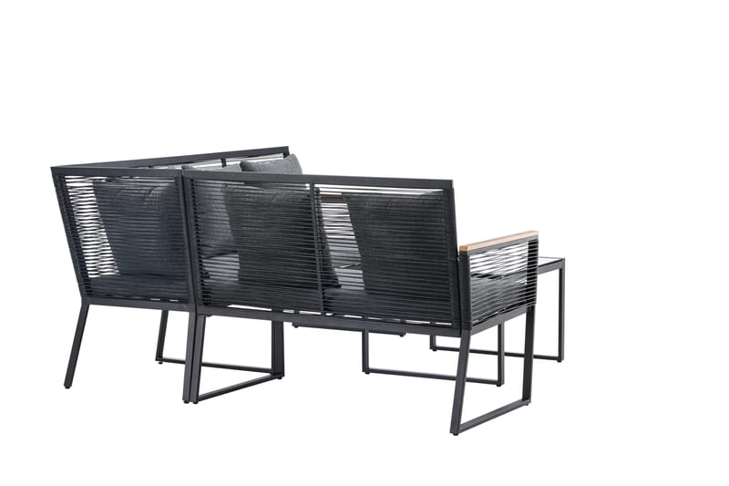 Dallas Sofagruppe 5-seter - Svart - Hage - Utemiljø - Veranda & terrasse - Verandamøbler