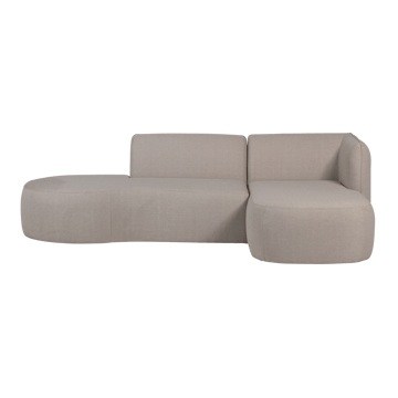 2-seters sofa med sjeselong Chios utendørs - Natur - Hagemøbler - Loungemøbler - Sofagruppe utendørs