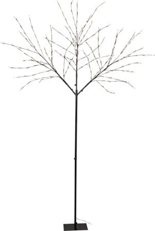 Albero dekorasjonstre med belysning 250 cm - svart med hvite lyspunkter - Hage - Utemiljø - Veranda & terrasse - Verandabelysning