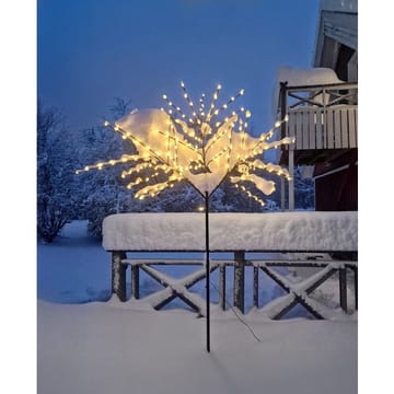 Albero dekorasjonstre med belysning 250 cm - svart med hvite lyspunkter - Hage - Utemiljø - Veranda & terrasse - Verandabelysning
