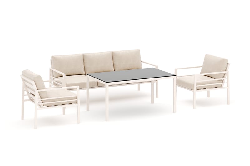 Ariany Sofagruppe 5-seter - Beige - Hage - Utemiljø - Veranda & terrasse - Verandamøbler