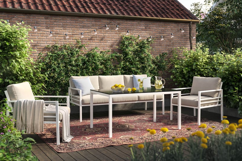 Ariany Sofagruppe 5-seter - Beige - Hage - Utemiljø - Veranda & terrasse - Verandamøbler