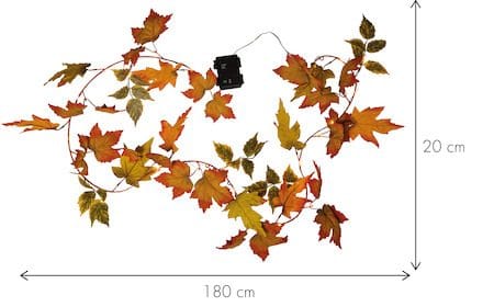 Autumn Girlander - Oransje høstfarger - Hage - Utemiljø - Veranda & terrasse - Verandabelysning