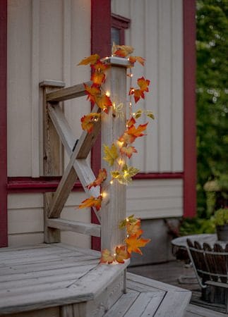 Autumn Girlander - Oransje høstfarger - Hage - Utemiljø - Veranda & terrasse - Verandabelysning