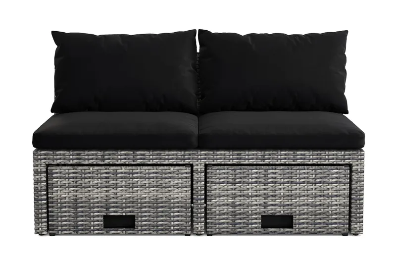 Bahamas Balkongsoffa med Pallar, undefined