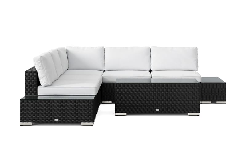 Bahamas Hjørnesofa (Vendbar) Åpen Ende inkl. Endedel 5-seter – Bord uten Hylle - Hage - Utemiljø - Veranda & terrasse - Verandamøbler