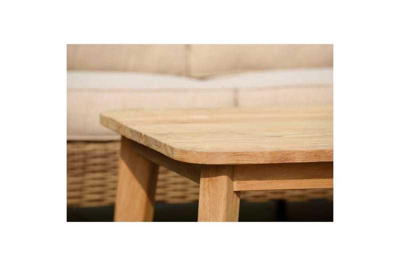 Bahamas Utemøbelgruppe 2-seter & sjeselong venstre sofabord 110 cm - Mørk Grå - Hage - Utemiljø - Veranda & terrasse - Verandamøbler