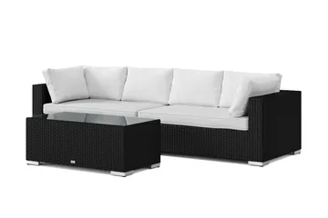 Bahamas utesofa 4-seters med bord