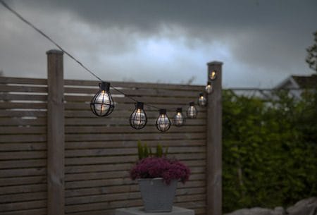 Cage lysslynge - svart - Hage - Utemiljø - Veranda & terrasse - Verandabelysning