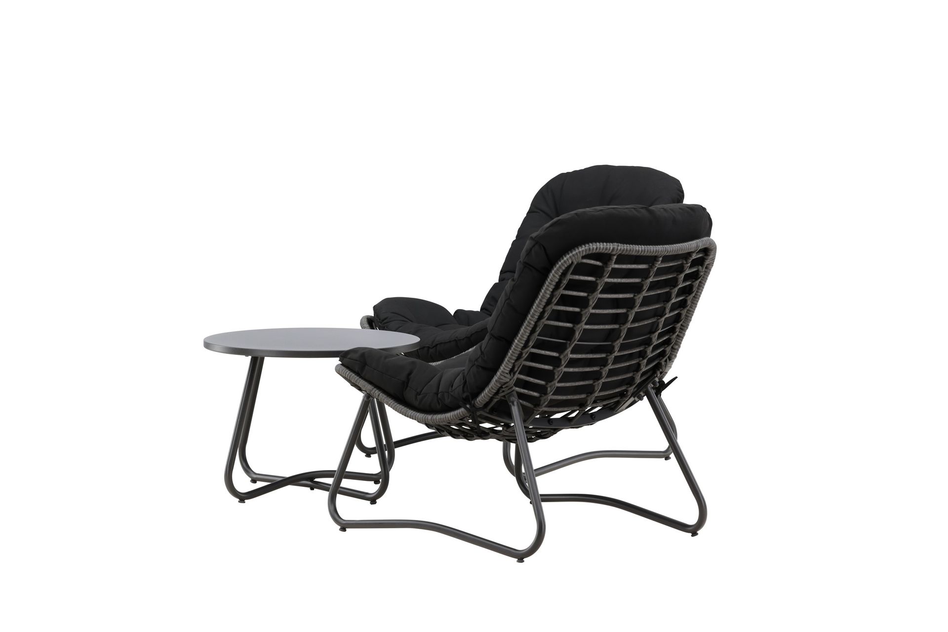 Cala Sofagruppe Utendørs 2-seter - Svart - Hage - Utemiljø - Veranda & terrasse - Verandamøbler