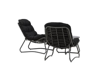 Cala Sofagruppe Utendørs 2-seter - Svart - Hage - Utemiljø - Veranda & terrasse - Verandamøbler