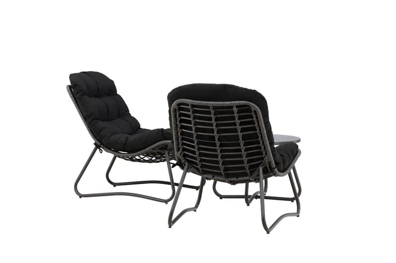 Cala Sofagruppe Utendørs 2-seter - Svart - Hage - Utemiljø - Veranda & terrasse - Verandamøbler