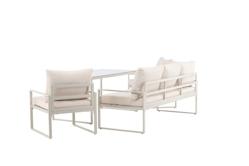 Catania Sofagruppe Utendørs 5-seter - Beige - Hage - Utemiljø - Veranda & terrasse - Verandamøbler