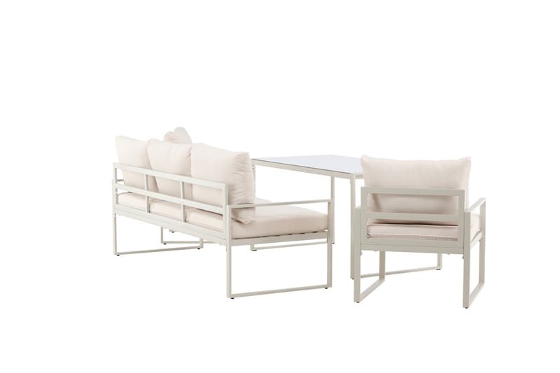 Catania Sofagruppe Utendørs 5-seter - Beige - Hage - Utemiljø - Veranda & terrasse - Verandamøbler