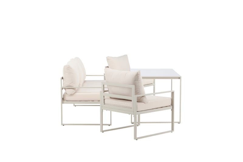 Catania Sofagruppe Utendørs 5-seter - Beige - Hage - Utemiljø - Veranda & terrasse - Verandamøbler