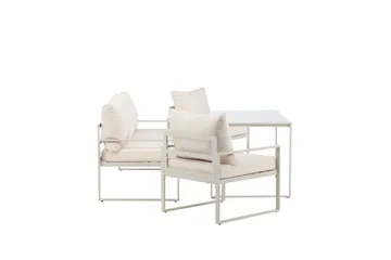 Catania Sofagruppe Utendørs 5-seter - Beige - Hagemøbler - Loungemøbler - Sofagruppe utendørs