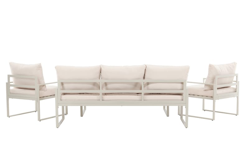Catania Sofagruppe Utendørs 5-seter - Beige - Hage - Utemiljø - Veranda & terrasse - Verandamøbler