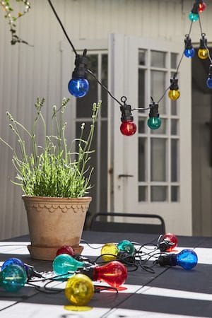 Circus Filament lyslenke - flerfarget - Hage - Utemiljø - Veranda & terrasse - Verandabelysning