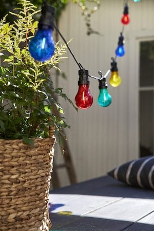Circus Filament lyslenke - flerfarget - Hage - Utemiljø - Veranda & terrasse - Verandabelysning