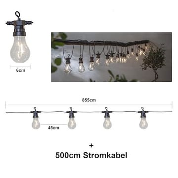 Circus Filament lyslenke - transparent - Hage - Utemiljø - Veranda & terrasse - Verandabelysning