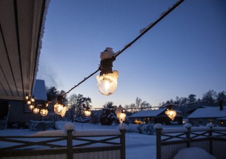 Circus Small Filament lysslynge - transparent og svart - Hage - Utemiljø - Veranda & terrasse - Verandabelysning