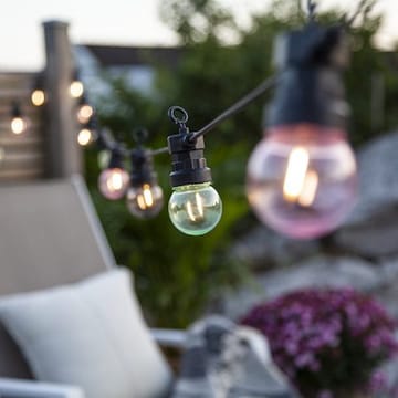 Circus Small Filament lysslynge - pastell flerfarget - Hage - Utemiljø - Veranda & terrasse - Verandabelysning