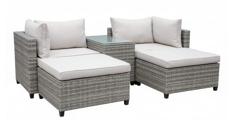 Dramilo Loungegruppe - Beige - Hage - Utemiljø - Veranda & terrasse - Verandamøbler