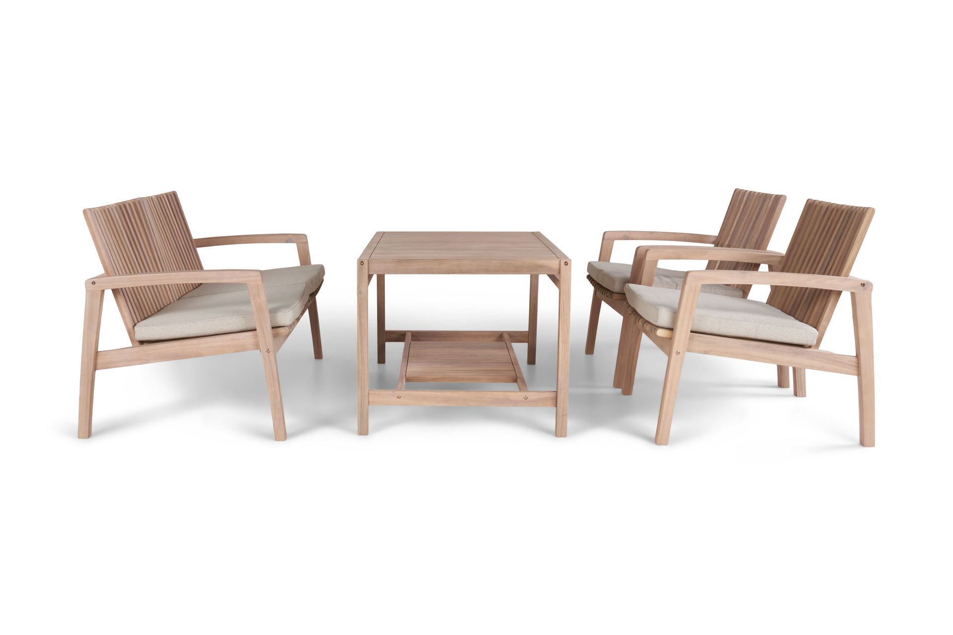Elkest Loungegruppe - Beige - Hage - Utemiljø - Veranda & terrasse - Verandamøbler