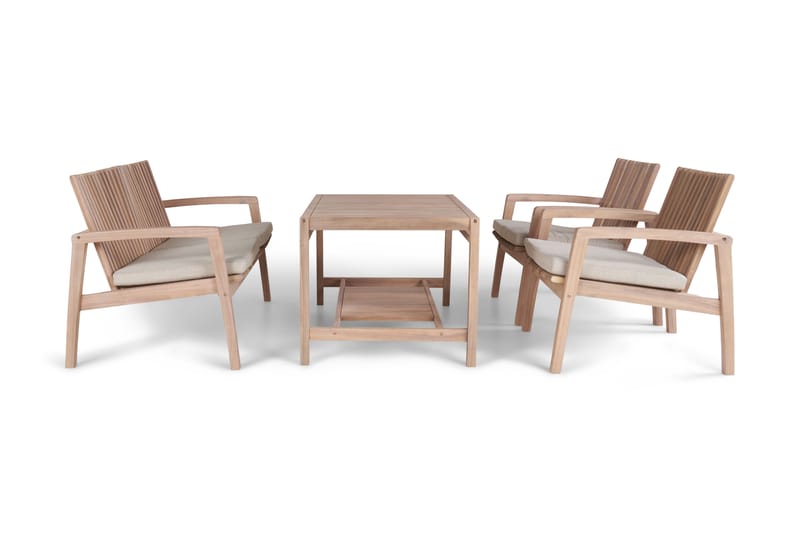 Elkest Loungegruppe - Beige - Hage - Utemiljø - Veranda & terrasse - Verandamøbler