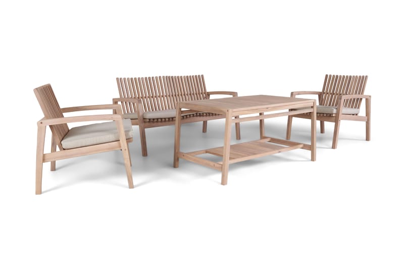 Elkest Loungegruppe - Beige - Hage - Utemiljø - Veranda & terrasse - Verandamøbler